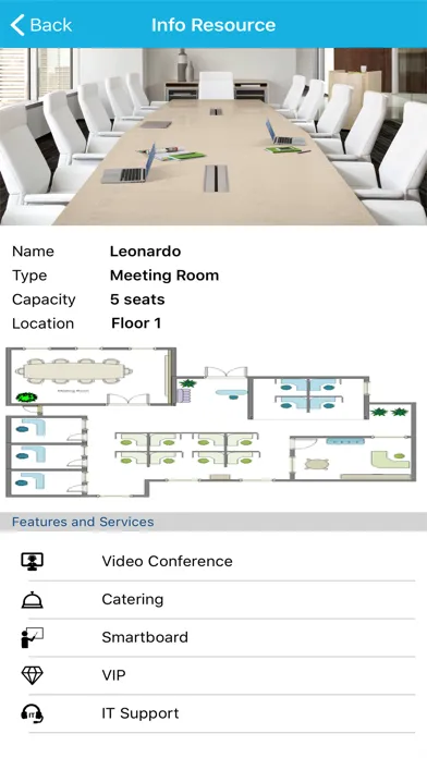Capturas de tela do Space Booking Smart